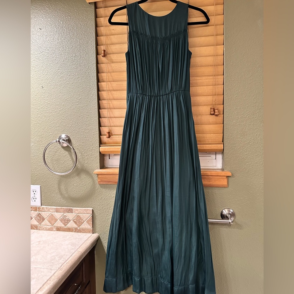 Banana Republic green maxi dress